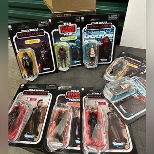 Star Wars E77635L0C Vintage Action Figure Collection 8Pcs Hasbro NEW SEALED BOX